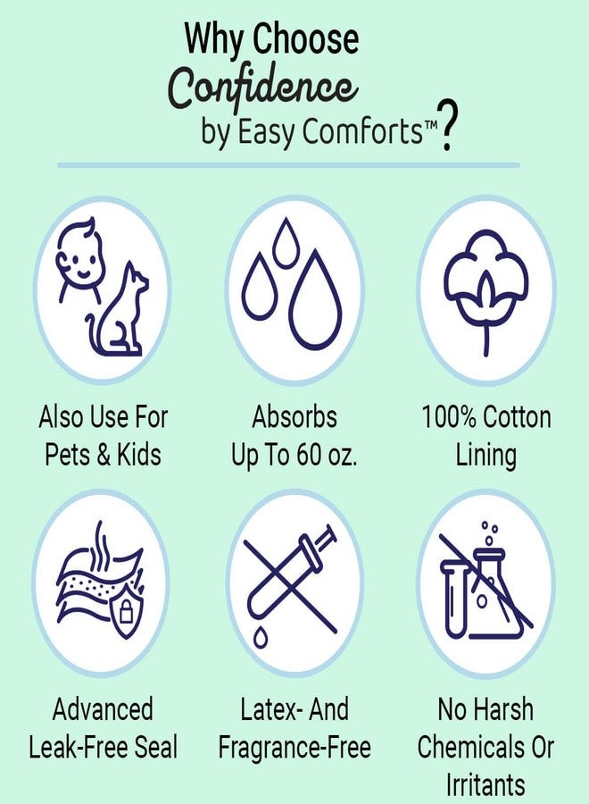 إيزي كومفرتس فوط تشاكس الواقية للاستخدام مرة واحدة، فائقة الامتصاص، فوط سرير واقية لكبار السن، عبوة من 50 فوطة، من إيزي كومفورتس - Image 3